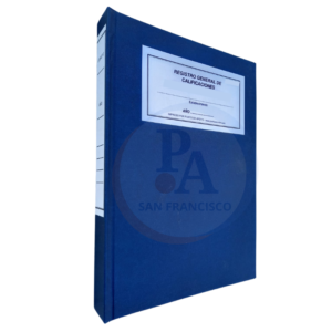 LIBRO MATRIZ 3 AÑOS - REG. GRAL. DE CALIFICACIONES